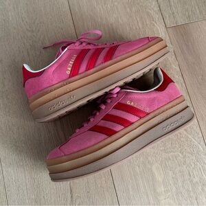 Adidas Gazelle Bold Rose Tone Better Scarlet size 5